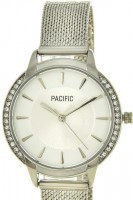 Наручные часы pacific x6167 корп-хром циф-бел/черн сетка