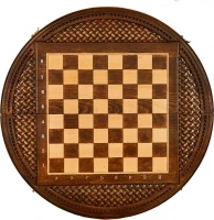 Шахматы + нарды резные &quot;Гаянэ 2&quot; 60, Ustyan