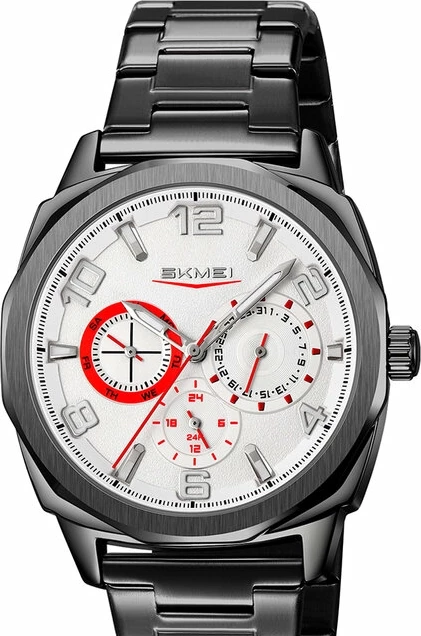 Наручные часы skmei 9350bksi black/silver