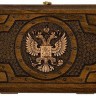 Нарды резные "Герб РФ 3" 30, Mirzoyan