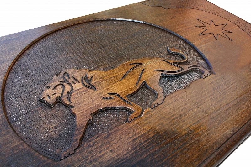 Нарды резные "Лев", Ustyan