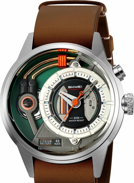 Наручные часы skmei 2333sibn silver /brown