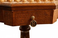 Стол ломберный шахматный "Севанское сражение", Haleyan