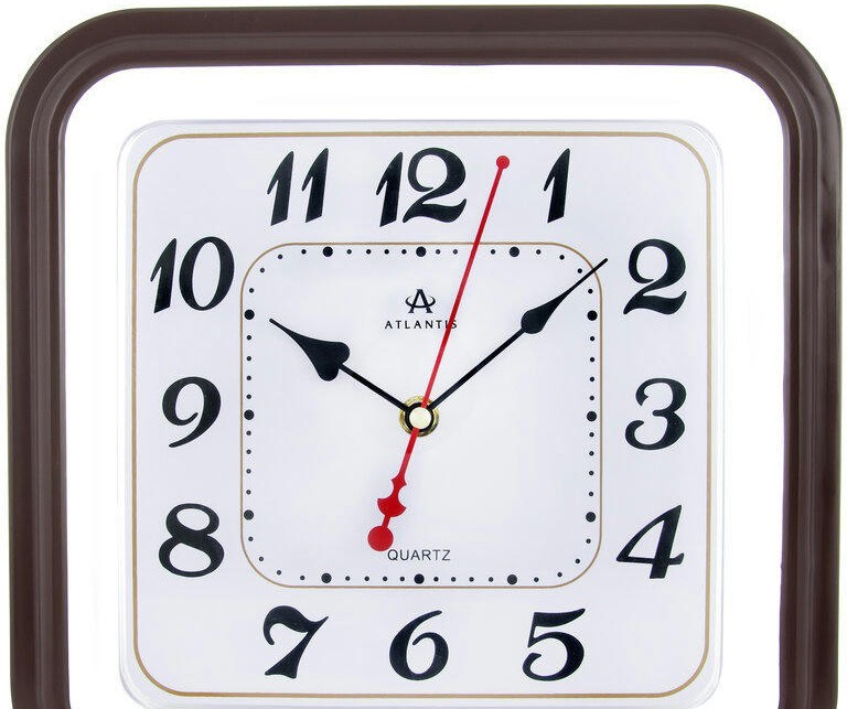Настенные часы atlantis tld-6132 brown