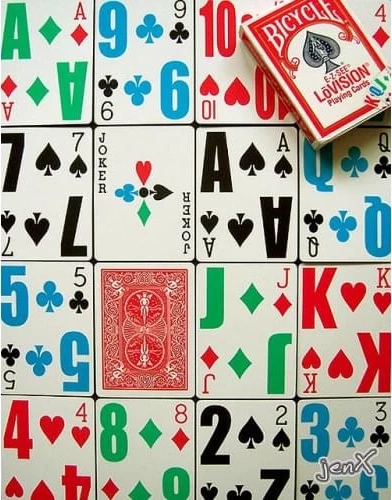 Карты "Bicycle Lovision red"