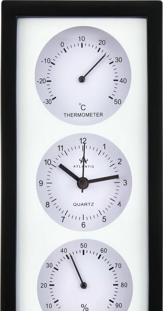 Настенные часы atlantis tld-9041a black