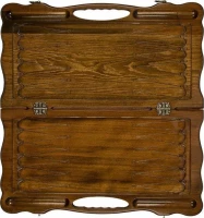 Нарды резные &quot;Орел 2&quot; с ручкой 60, Haleyan