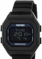 Наручные часы skmei 1875pbk black silicone belt