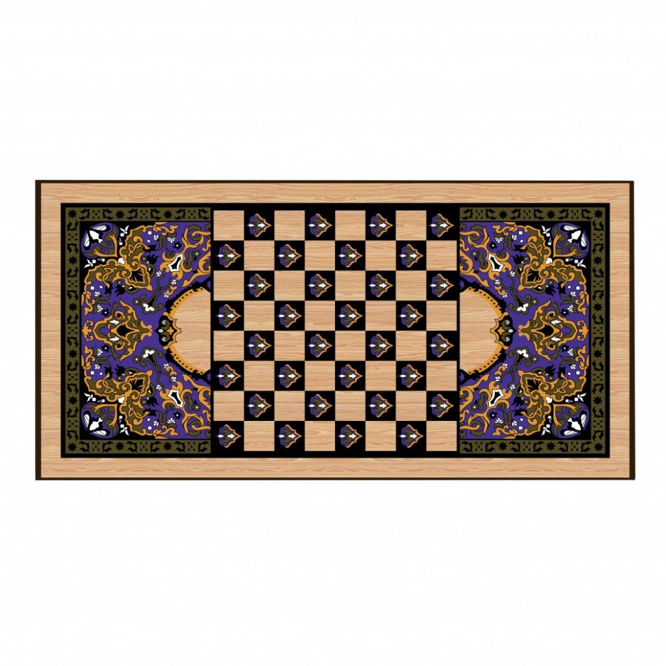 Нарды + Шашки Сирия Волк средние (Россия, дерево, 50 см), Partida