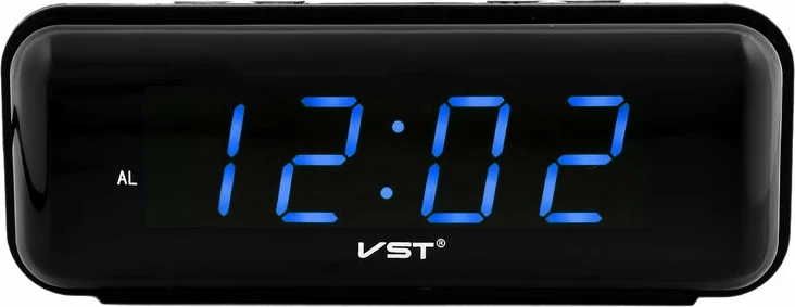 Сетевые часы vst738-5 220В син.циф+usb каб (без адапт)