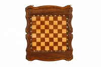 Шахматы + нарды резные &quot;Гамбит 2&quot; 40, Simonyan