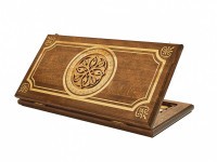 Нарды резные &quot;Золотой Узор 5&quot; 60, Mirzoyan