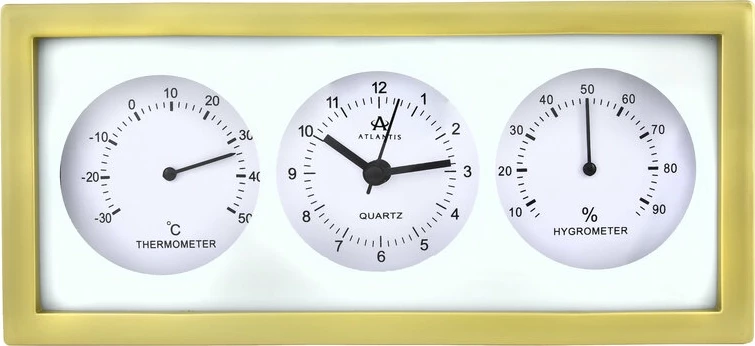 Настенные часы atlantis tld-9041b gold