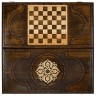 Нарды резные "Золотой Узор 1" 40, Mirzoyan