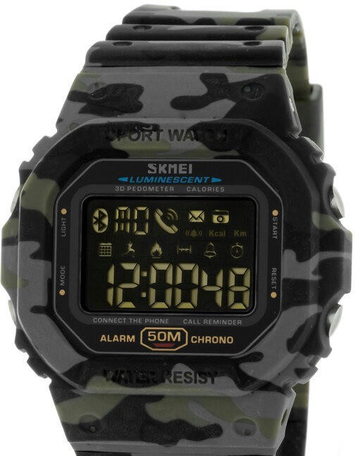 Наручные часы skmei 1629cmgn army green camouflage