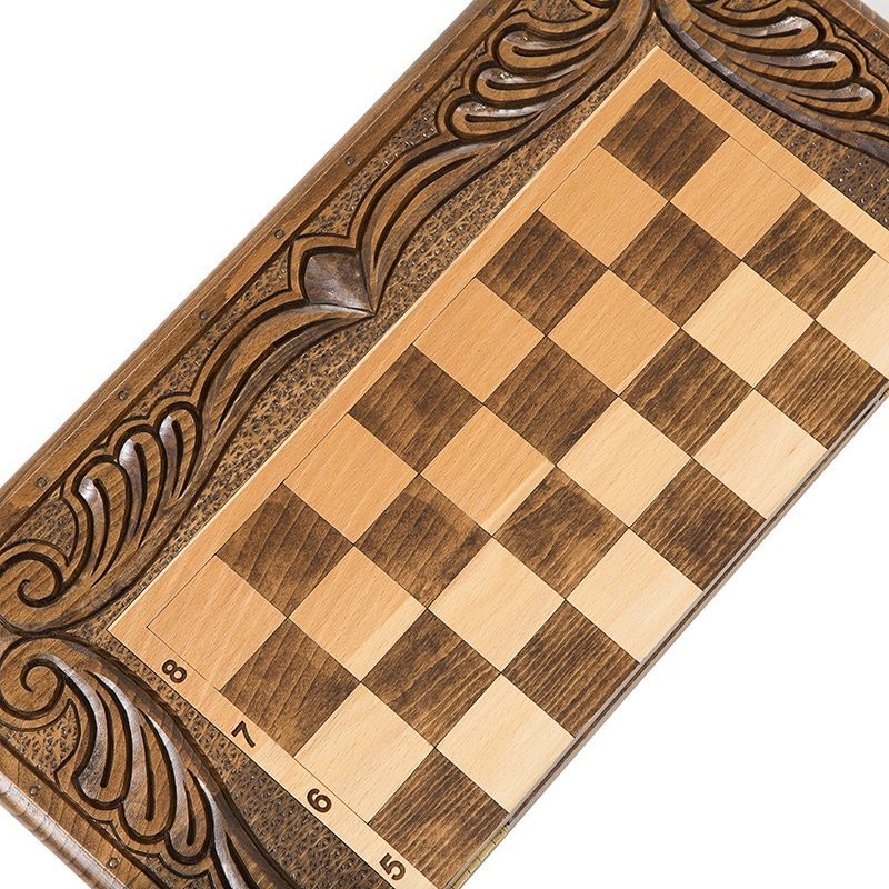 Шахматы + нарды резные 50, am454, Mirzoyan