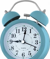 Будильники la minor 669 металл голубой