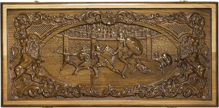 Нарды резные "Гладиаторы", Ustyan