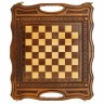 Шахматы + нарды резные Бриз-2 40, Haleyan