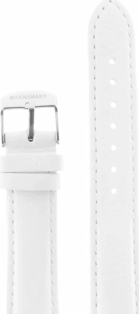 Ремешки maknamara 18 мм бел сер заст МР-18102