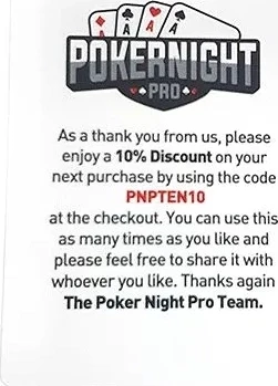 Комплект из двух колод карт "Poker Night Pro" 100% пластик
