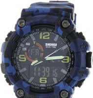 Наручные часы skmei 1520cmbu camouflage blue
