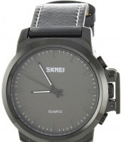 Наручные часы skmei 1208lbkbk black(black leather belt)
