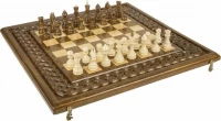Шахматы + нарды резные &quot;Армянский Орнамент 2&quot; 40, Haleyan