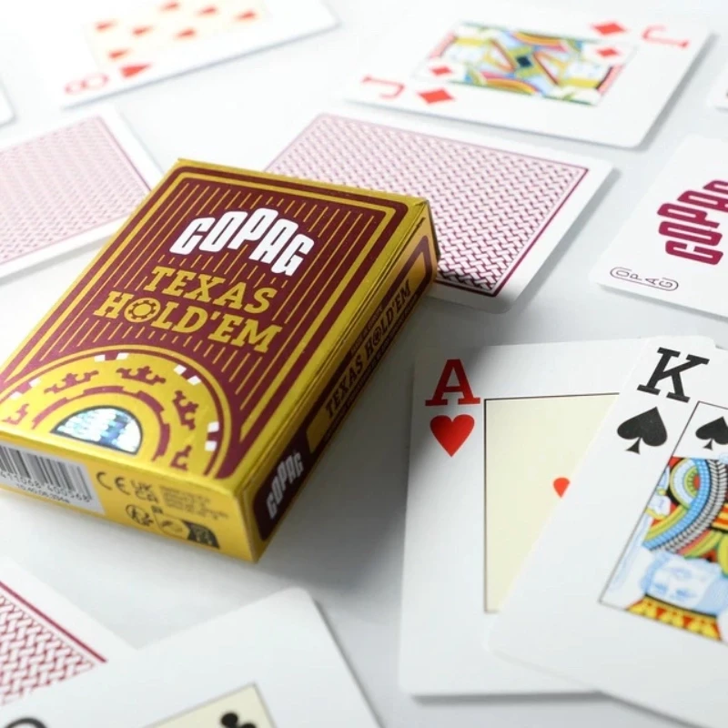 Карты Copag Texas Holdem poker cards 100% plastic (Red)