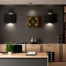 Настенные часы atlantis 204w-a dark brown