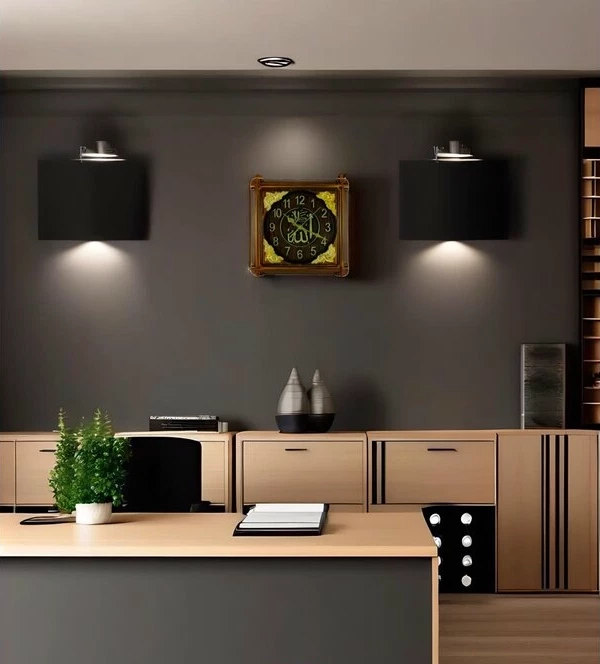 Настенные часы atlantis 204w-a dark brown