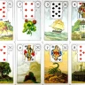 Карты Таро "Mille Lenormand Blue Owl Premium Edition" AGM / Колода Ленорман Синяя Сова Премиум Издание