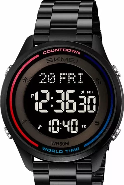 Наручные часы skmei 2412sbk black-steel