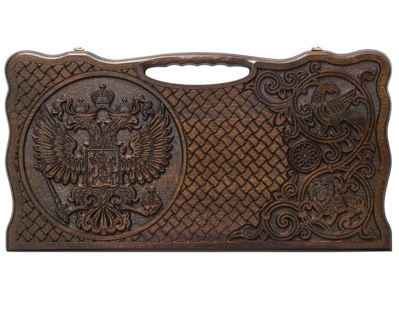 Нарды резные "Герб РФ", Haleyan
