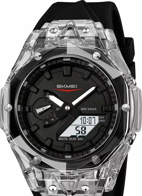 Наручные часы skmei 2411wtbk white/black