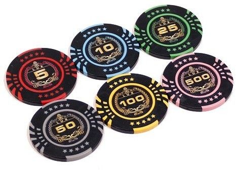 Набор для покера Lux на 500 фишек