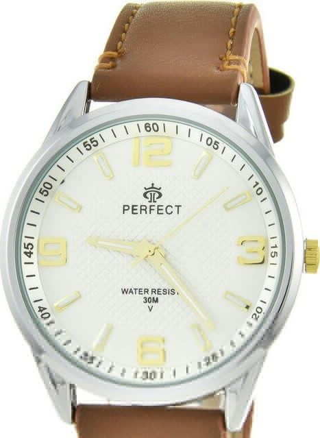 Наручные часы perfect w136 корп-хр циф-бел/жел кор рем
