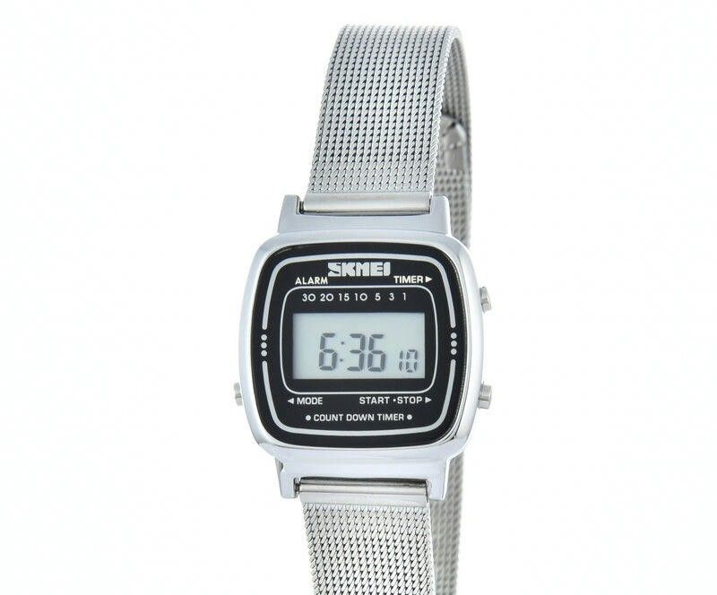 Skmei 1901MHSI silver (mesh belt)