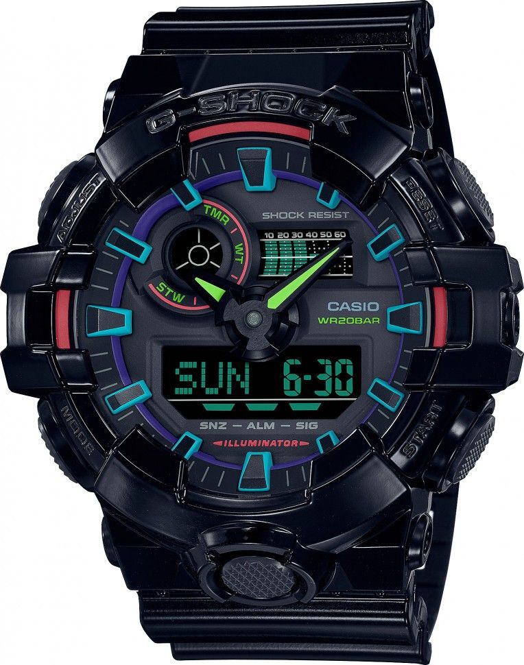 Наручные часы casio   ga-700rgb-1a