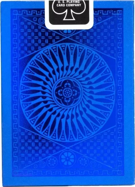 Карты "Bicycle Tally-ho Metal Standard index blue"