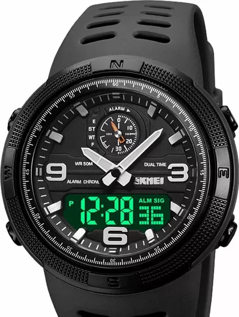 Наручные часы skmei 1655bkbk black-black