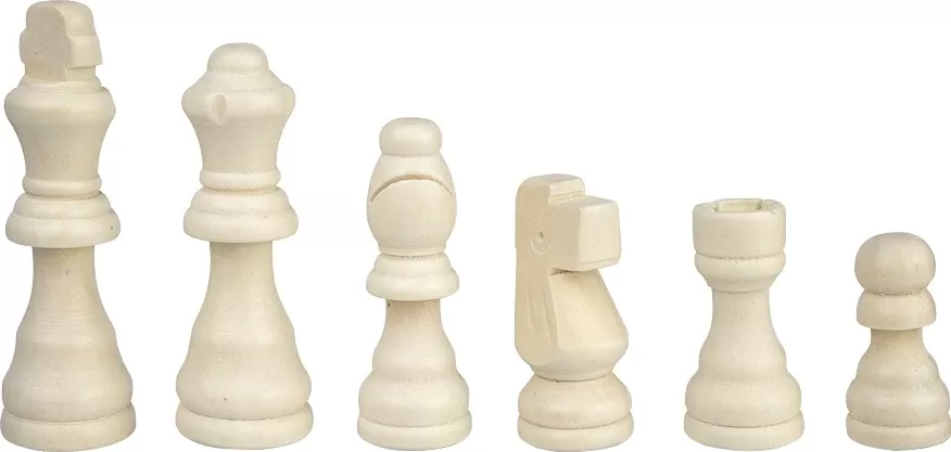 Шахматные фигуры деревянные с подложкой Partida 7,6 см