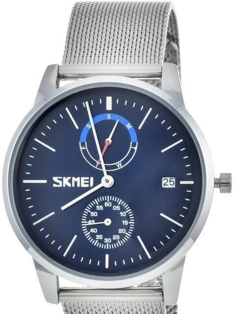 Наручные часы skmei 9182sibu silver/blue
