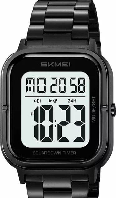 Наручные часы skmei 2316bkwt black/white-steel