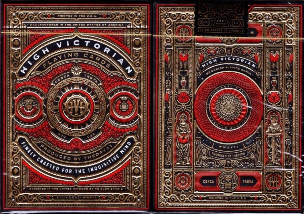 Карты "High Victorian red"