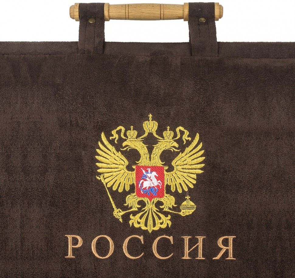 Чехол замшевый "Россия" для больших нард, Haleyan