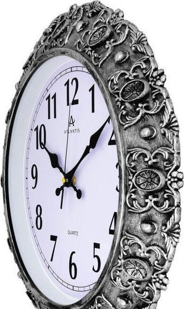 Настенные часы atlantis tld-35195a antic silver