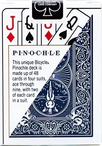 Карты "Bicycle Pinochle Blue"
