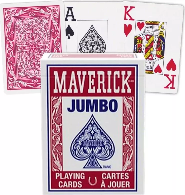 Карты "Maverick jumbo red"