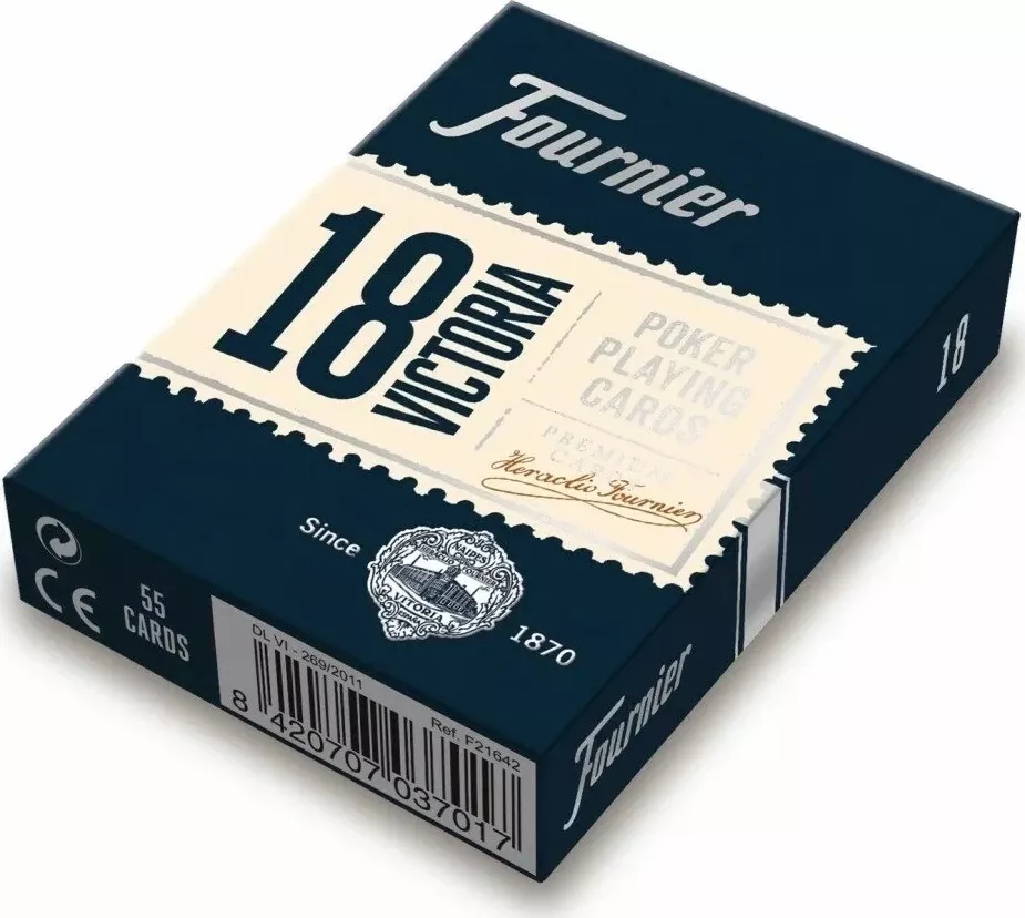 Карты "Fournier no 18 (2 standard index) blue"